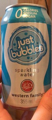 Just bubbles sparkling water