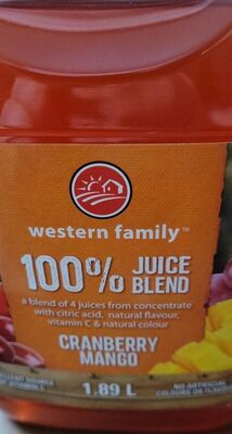 Crandberry Mango Juice Blend