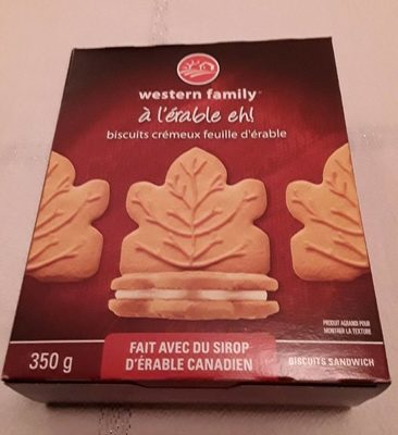 Maple Leaf Cream Cookies