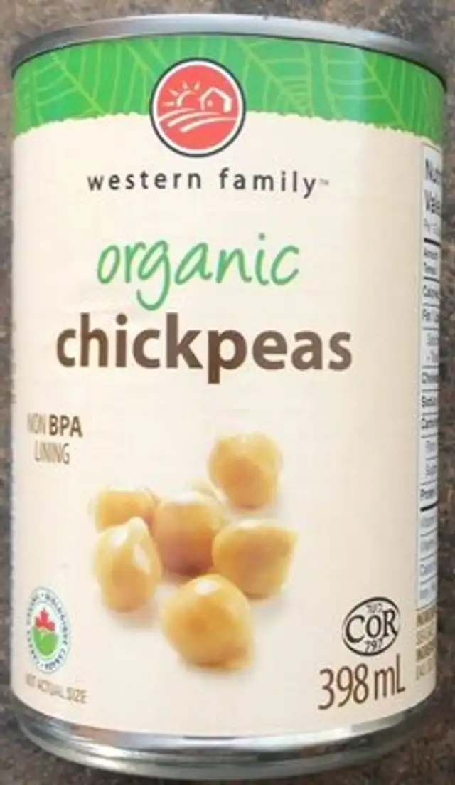 Organic chick peas