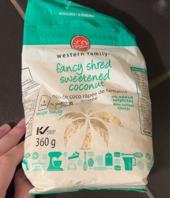 fancy shred sweetned coconut