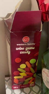 Wine Gums Candy front packaging