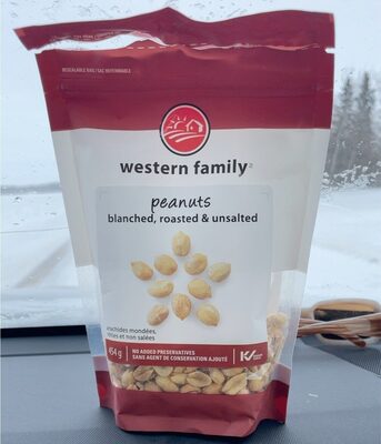 peanuts, blanched, roasted & unsalted