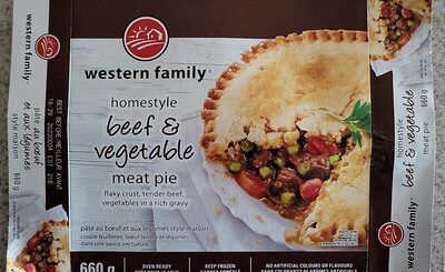 Beef and Vegetables Meat Pie