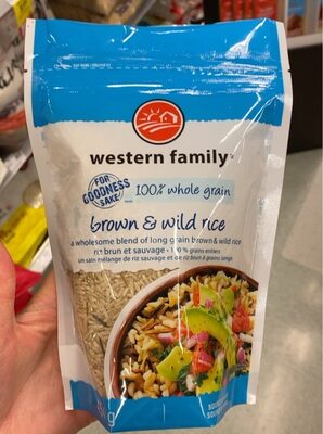 Brown and wild rice