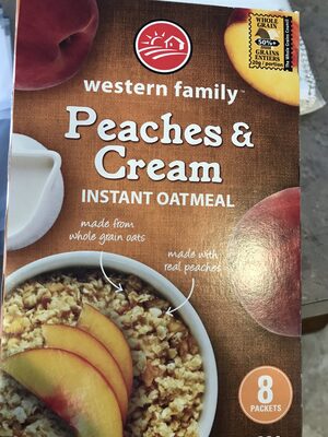 Peaches And Cream Oatmeal