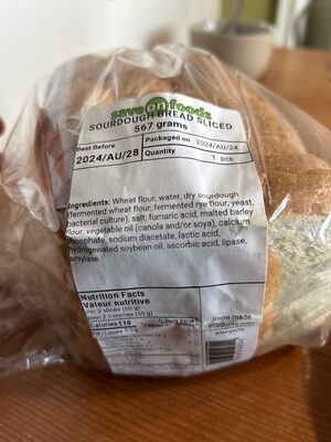 Sourdough Bread Sliced