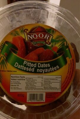 dates front packaging