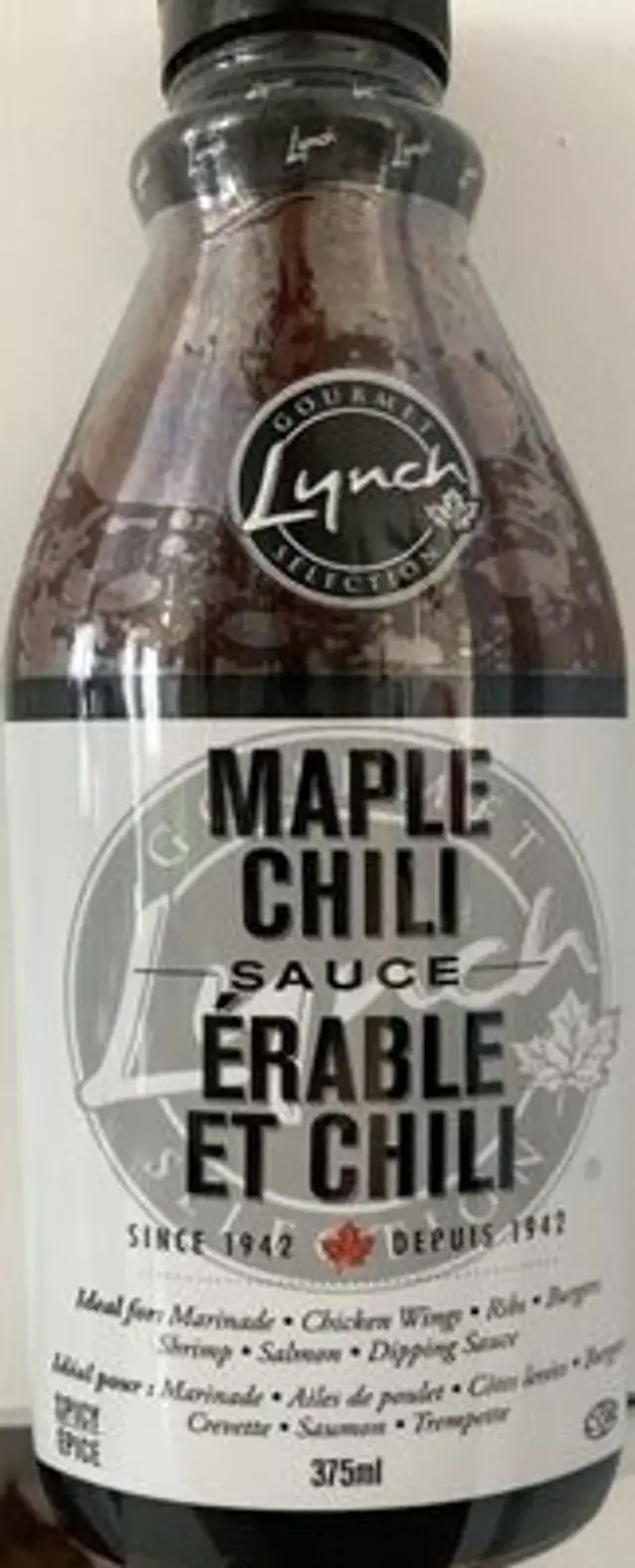 Sauce erable chili