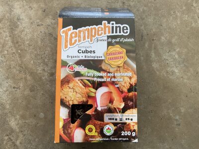 Cubes tempeh saveur caribeenne front packaging