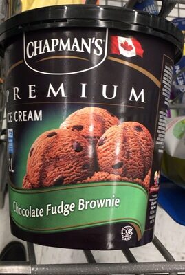 Premium Chocolate Fudge Brownie Ice Cream