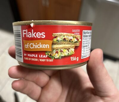 Flocons de poulet front packaging