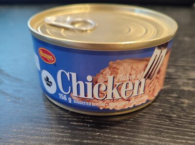 Flakes of chicken