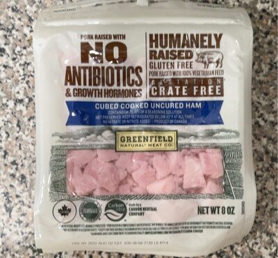 CUBE COOKED UNCURE HAM front packaging