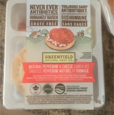 Natural Pepperoni & Cheese lunch kit
