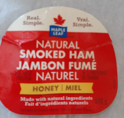Jambon fumé naturel au miel