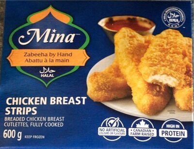 Lanieres de poitrine de poulet