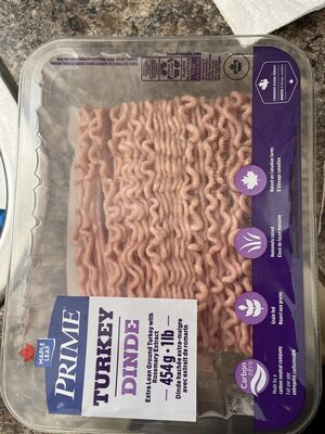 Extra Lean Ground Turkey with Rosemary Extract front packaging