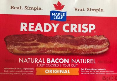 Maple Leaf Ready Crisp Maple Leaf Bacon front packaging