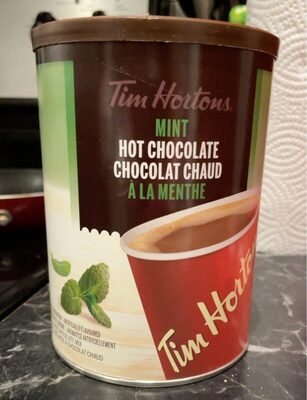 Tim Hortons chocolat chaud a la menthe