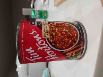 Beef, Barley,and Vegetable front packaging