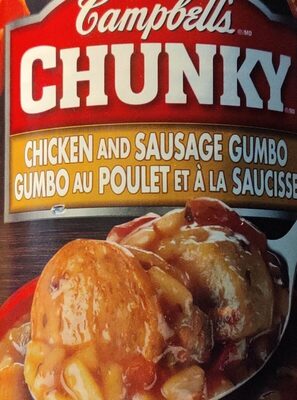 Chunky Chicken and sausage gumbo front packaging