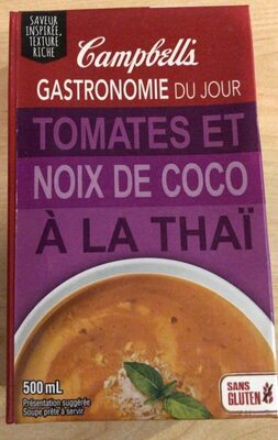 Soupe Tomate Noix Coco Thai
