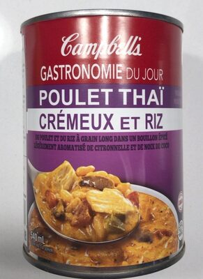 Poulet thaï riz