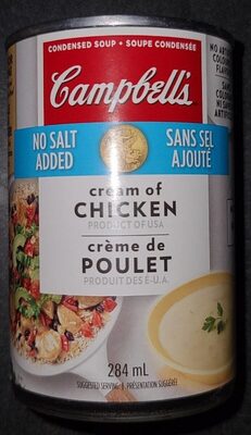 Crème de poulet (sans sel ajouté)