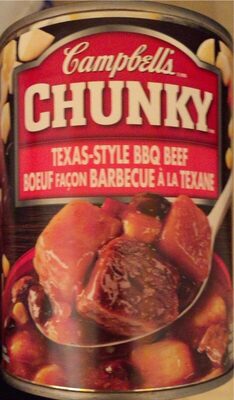 Chunky boeuf facon barbecue a la texane