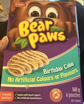 Bear Paws Birthday Cake