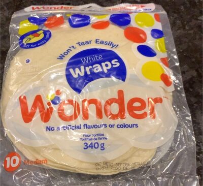 White Wraps front packaging