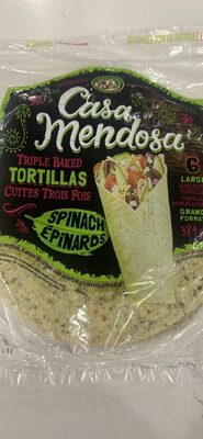 Triple Baked Tortillas Spinach