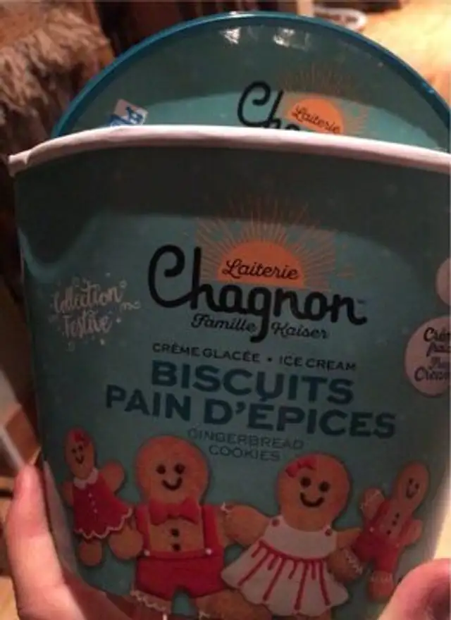 Crème glacée biscuits pain d’épices