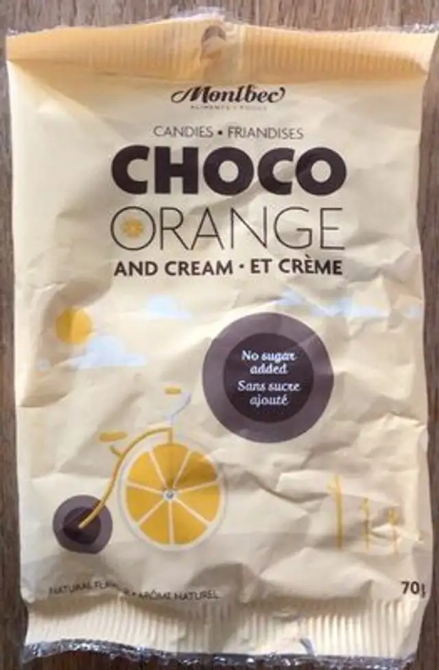 Friandises choco orange