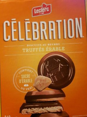 Célébration - Biscuits au Beurre Truffés Érable