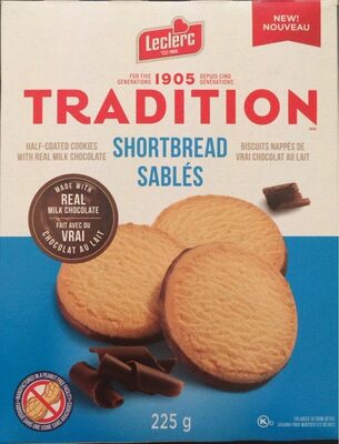 Tradition - sablés nappés de vrai chocolat