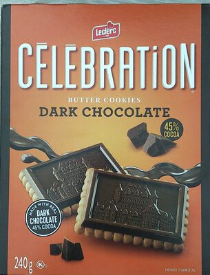 45% Dk Chocolate, Celebration Butter Cookies