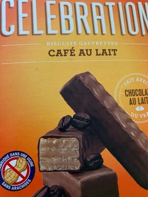 Celebration Cafe Au Lait Wafer Cookies