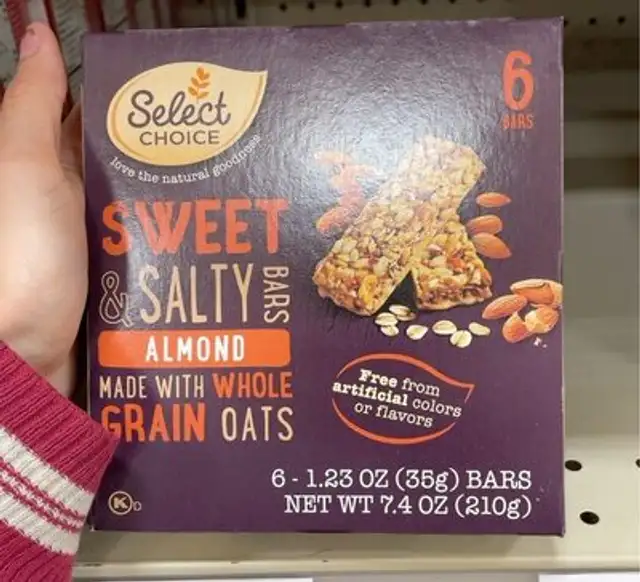 Sweet & salty almond bars