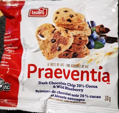 Praeventia chocolat noir et bleuets