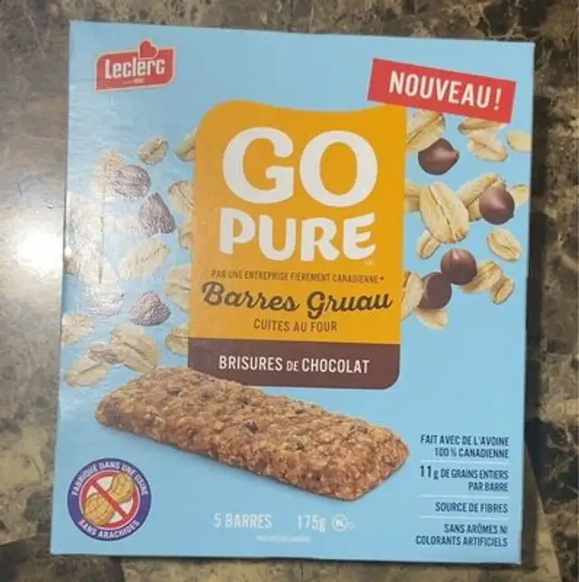 Go pure front packaging