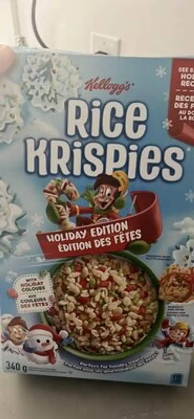 Rice Krispies front packaging