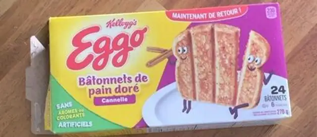 Batonnet de pain doré