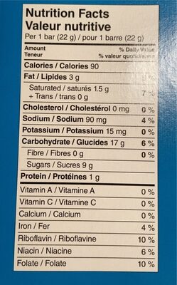 Rice krispies square birthday cake nutrition facts table