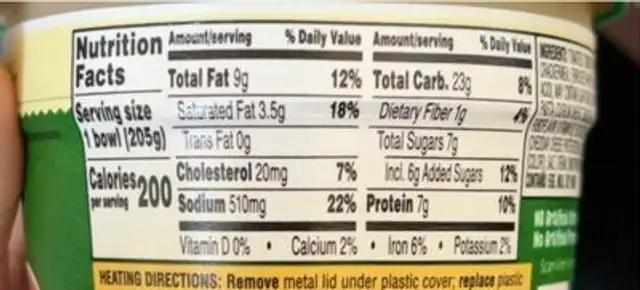 Rings and meatballs, pasta made with cauliflower nutrition facts table