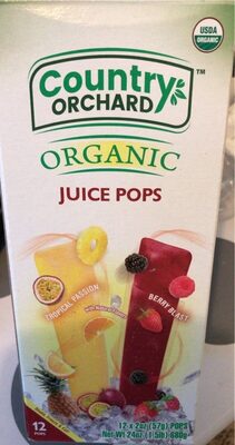 Organic Juice Pops – Berry Blast & Tropical Passion
