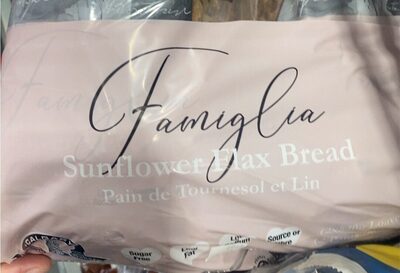 Sunflower Flax Bread front packaging