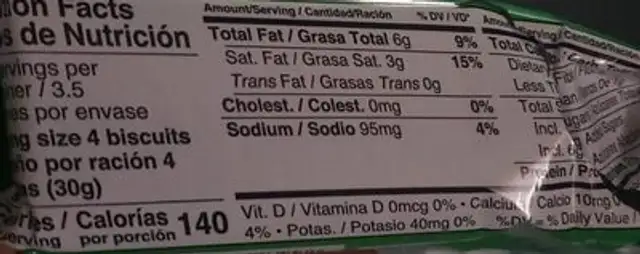 Shirley coconut biscuits nutrition facts table