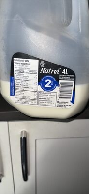 partly skimmed milk 2%